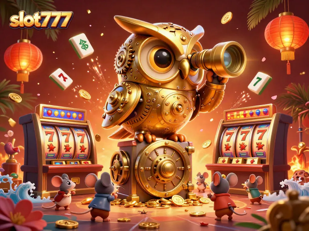 Experience thrilling gameplay with slot777 and a vibrant casino scene brimming with excitement.