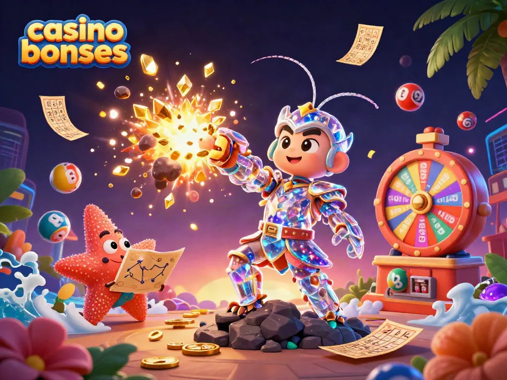 Engage with casino bonuses in an explosion of gold coins and vibrant gaming elements