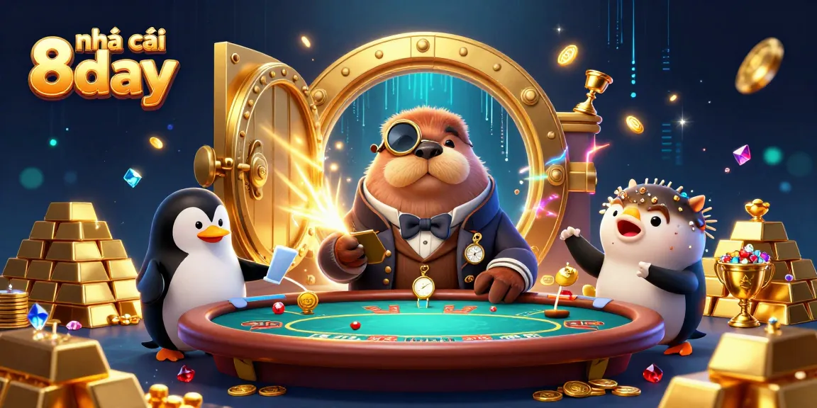 Experience the thrill at nhà cái 8day with a unique underwater poker game featuring engaging characters and dynamic visuals.