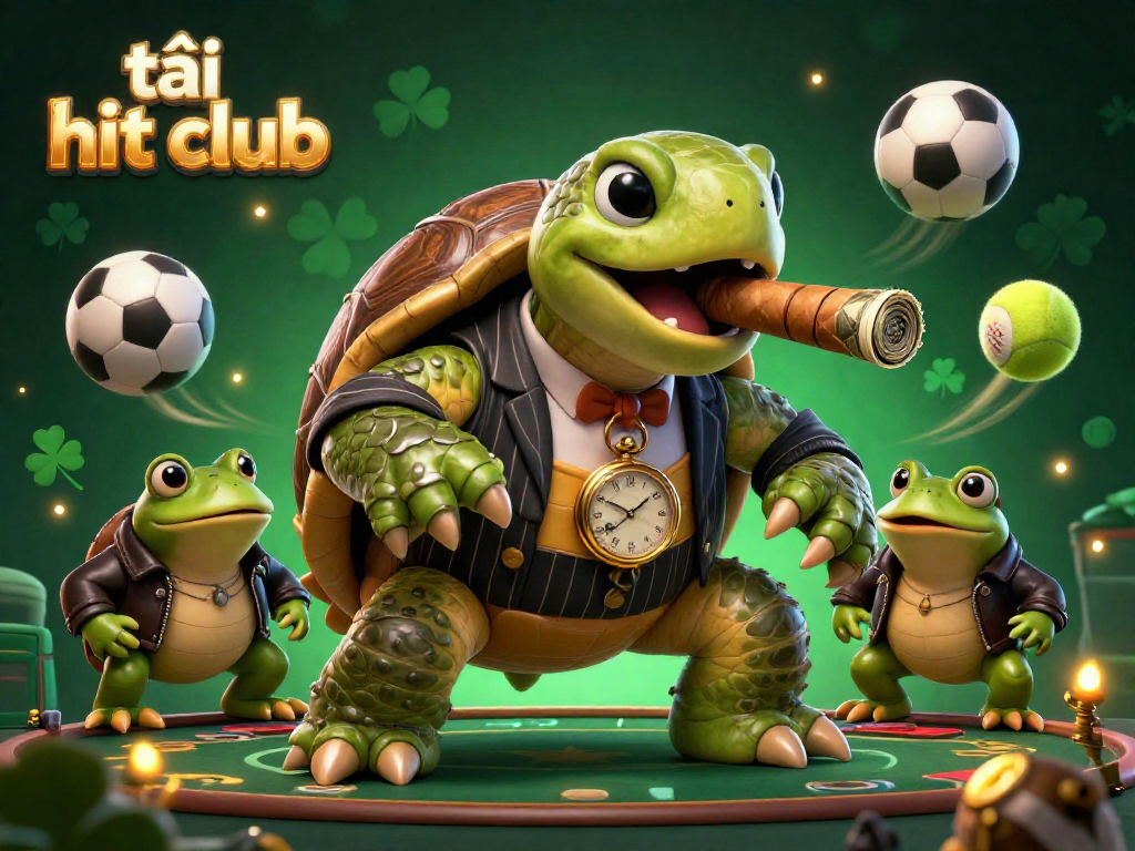 Engage with the exciting world of tải hit club featuring a dynamic casino scene with a snapping turtle and bullfrog enforcers.